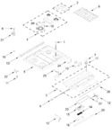 Diagram for Cooktop Parts