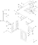 Diagram for Top And Cabinet Parts