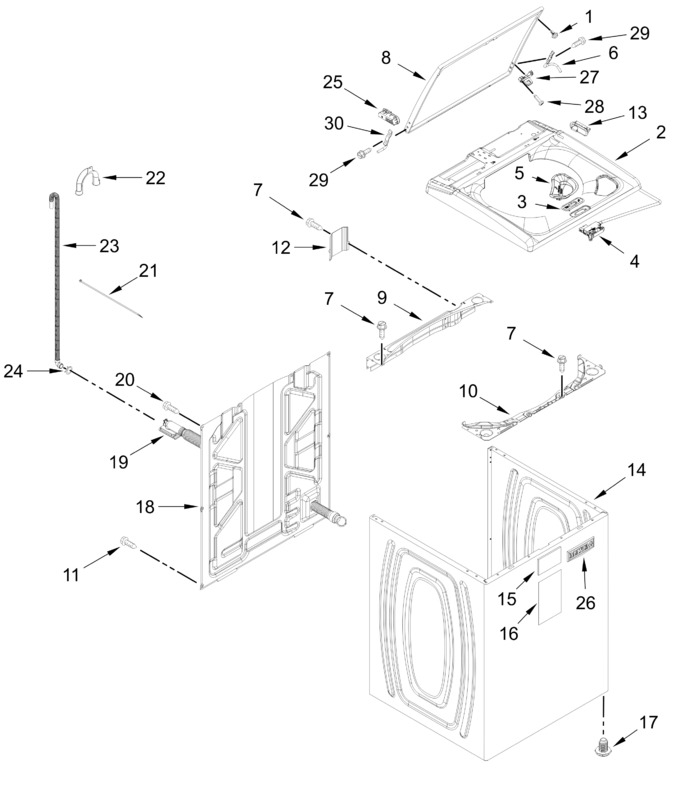 Diagram for MTW3805TW0