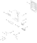 Diagram for Dispenser Front Parts