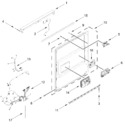 Diagram for Control Panel And Inner Door Parts