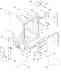 Diagram for Tub And Frame Parts