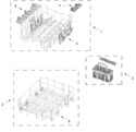 Diagram for Dishrack Parts