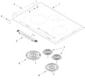 Diagram for Cooktop Parts