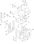 Diagram for Top And Cabinet Parts