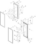 Diagram for Refrigerator Door Parts