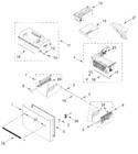Diagram for Freezer Door Parts