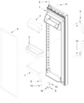 Diagram for Refrigerator Door Parts