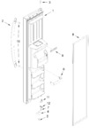 Diagram for Freezer Door Parts