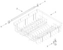 Diagram for Upper Rack And Track Parts