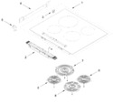 Diagram for Cooktop Parts