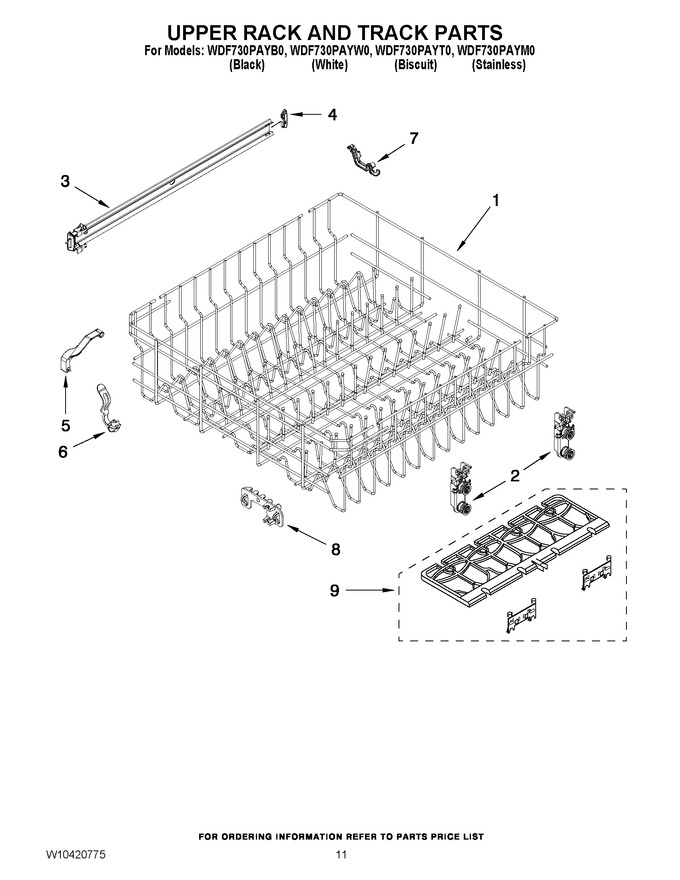 Diagram for WDF730PAYT0