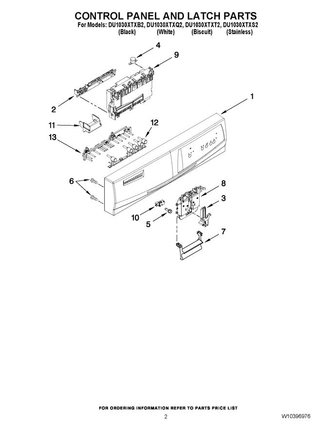 Diagram for DU1030XTXQ2