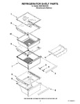 Diagram for 03 - Refrigerator Shelf Parts