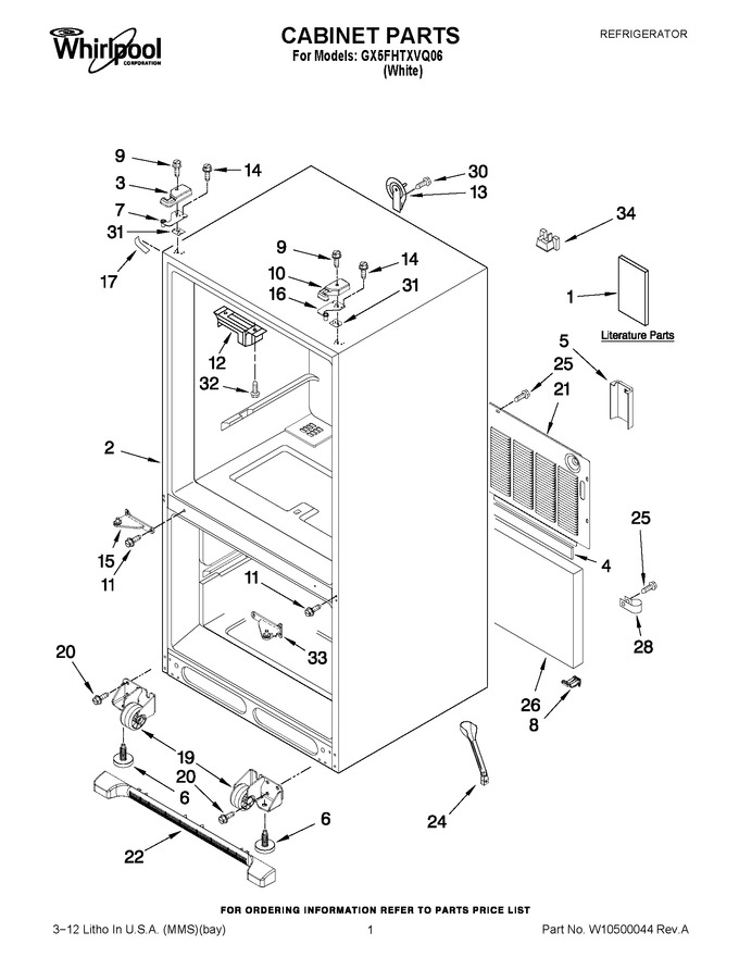 Diagram for GX5FHTXVQ06