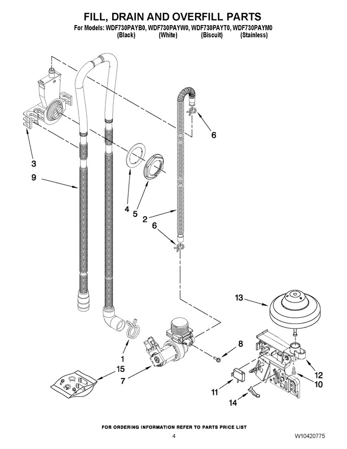 Diagram for WDF730PAYM0