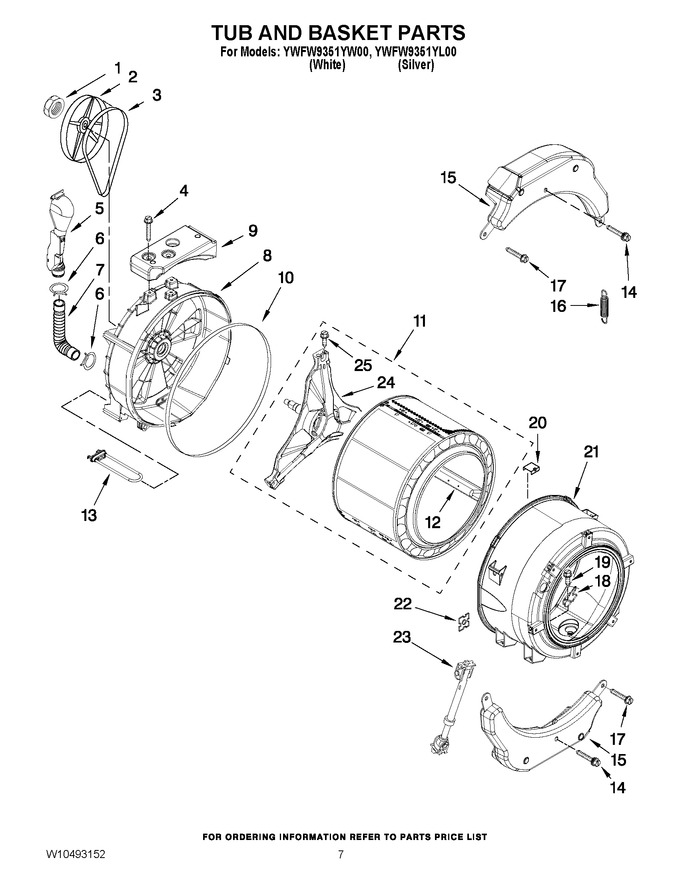 Diagram for YWFW9351YL00