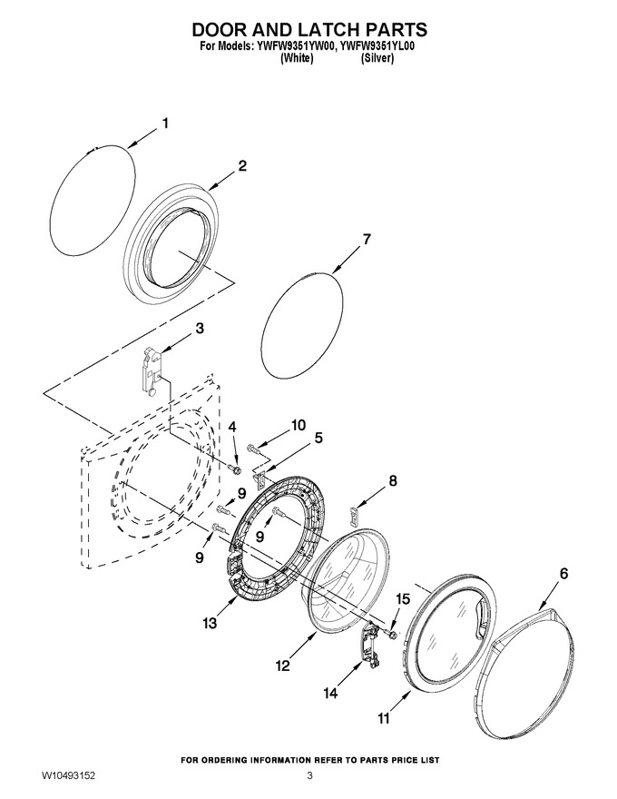 Diagram for YWFW9351YW00