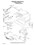Diagram for 02 - Freezer Liner Parts