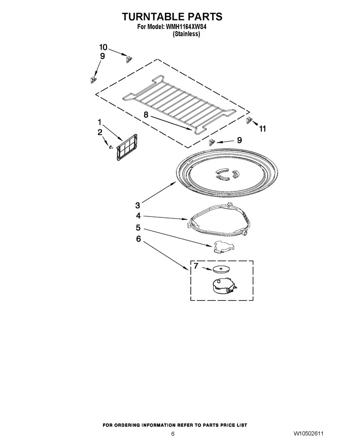 Diagram for WMH1164XWS4