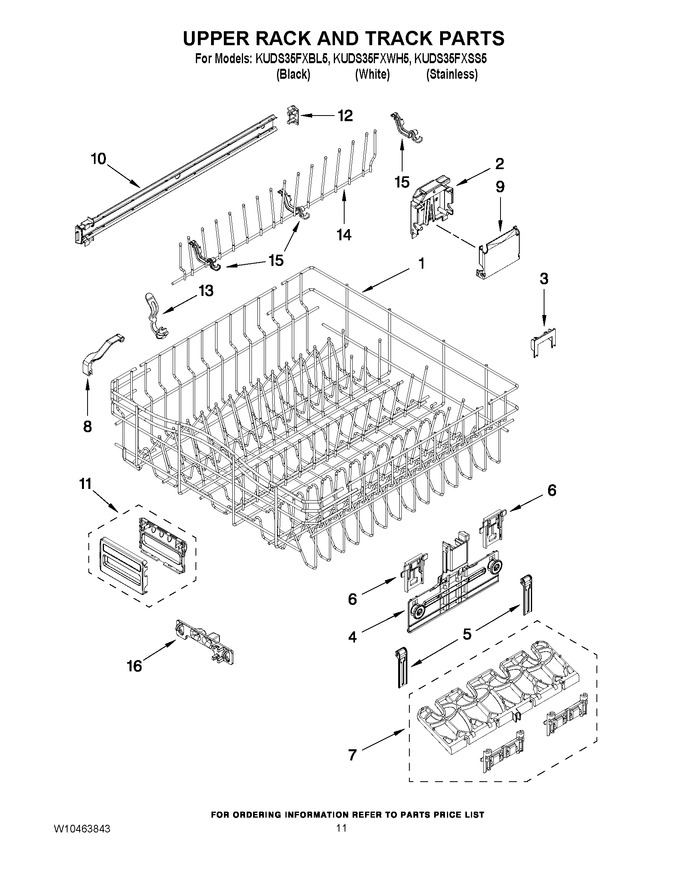 Diagram for KUDS35FXSS5