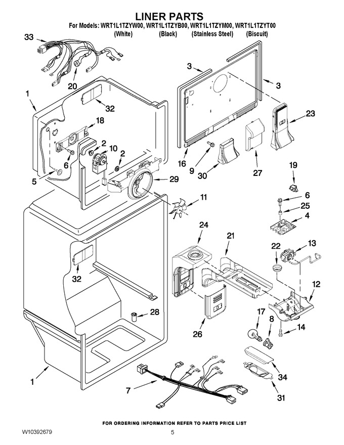 Diagram for WRT1L1TZYB00