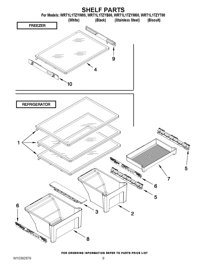 Diagram for WRT1L1TZYW00