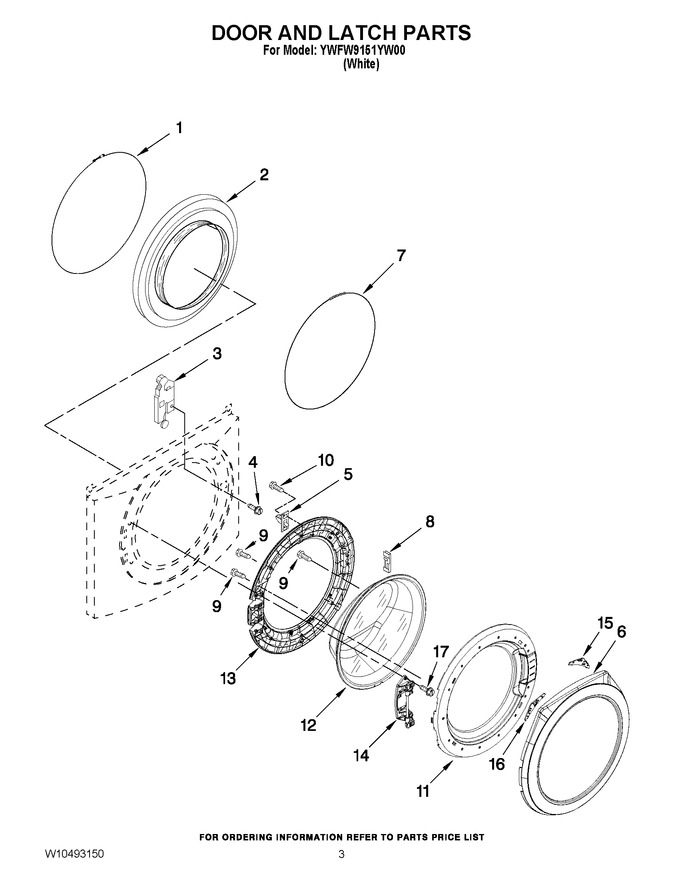 Diagram for YWFW9151YW00