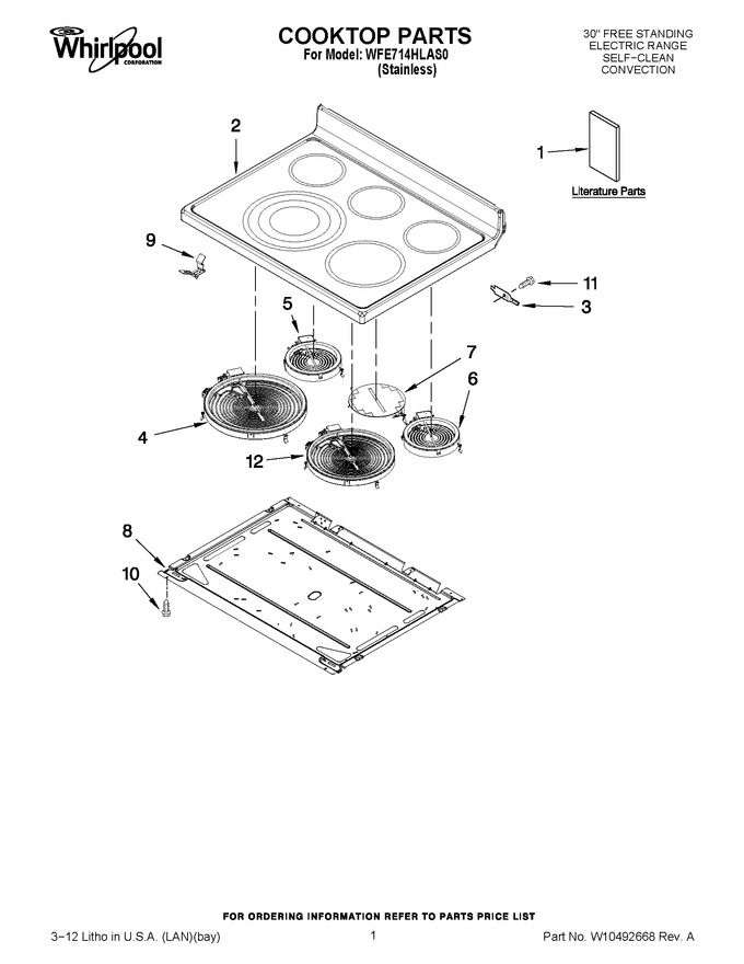 Diagram for WFE714HLAS0
