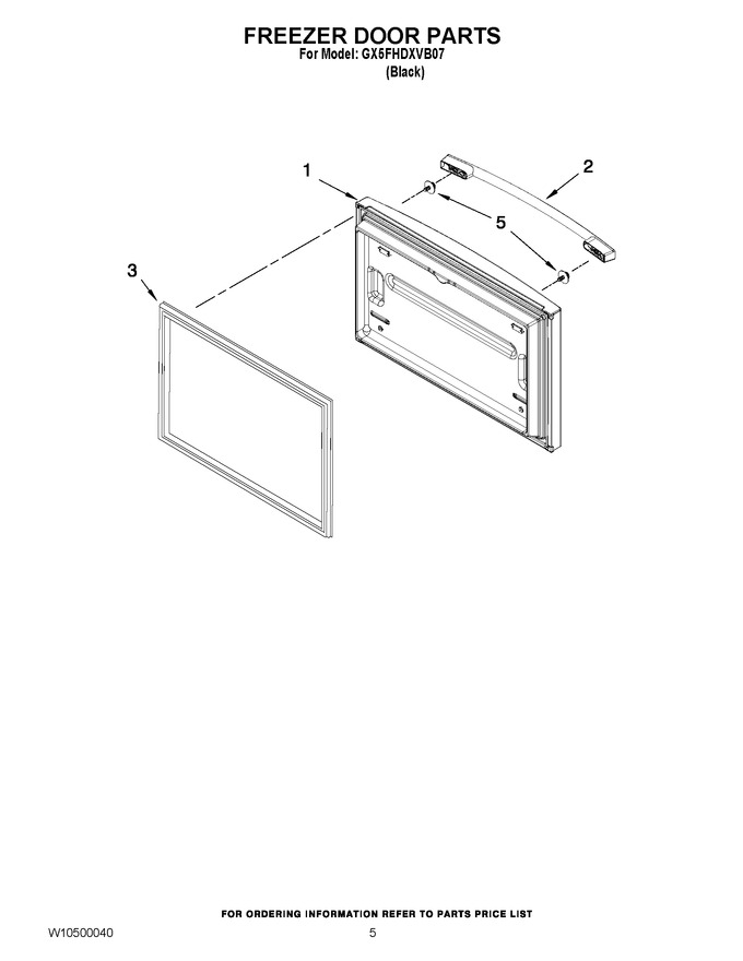Diagram for GX5FHDXVB07