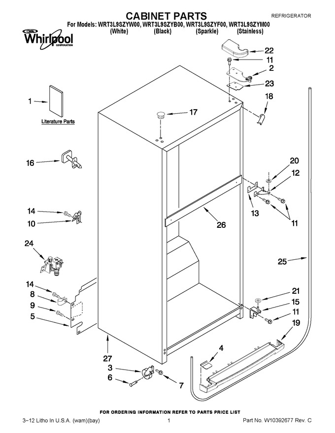 Diagram for WRT3L9SZYF00