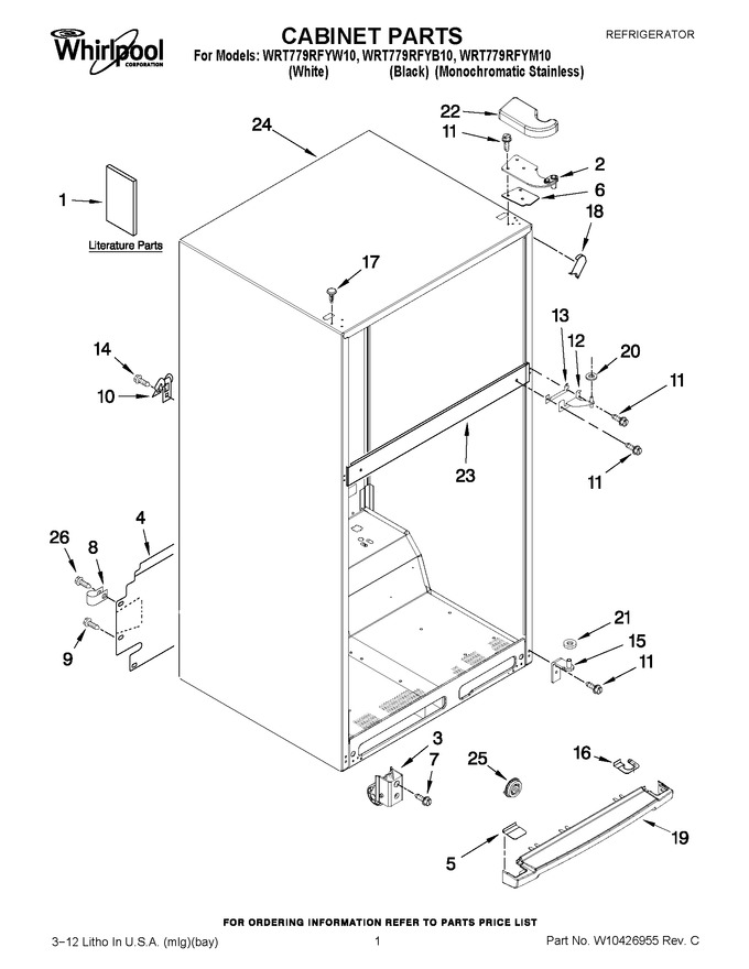 Diagram for WRT779RFYW10