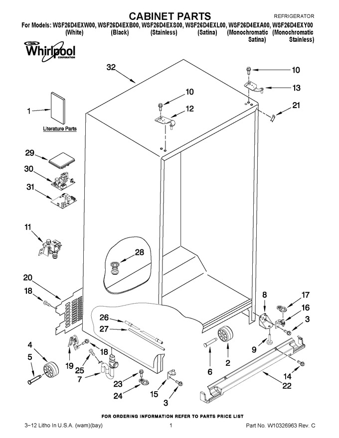 Diagram for WSF26D4EXY00