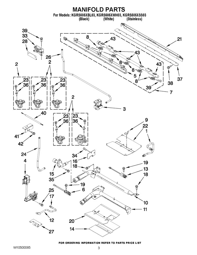 Diagram for KGRS505XSS03