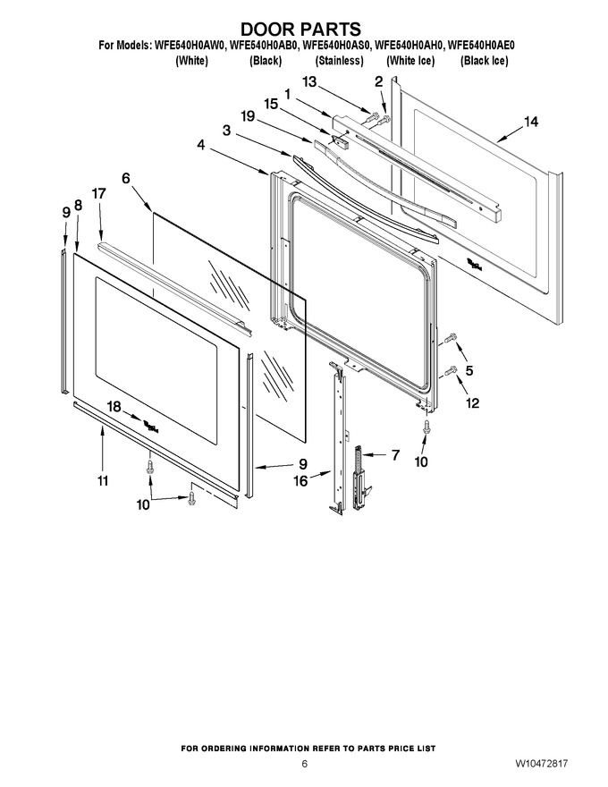 Diagram for WFE540H0AH0