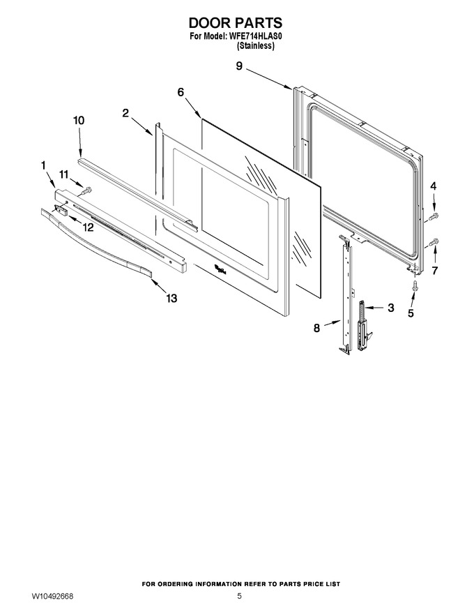 Diagram for WFE714HLAS0