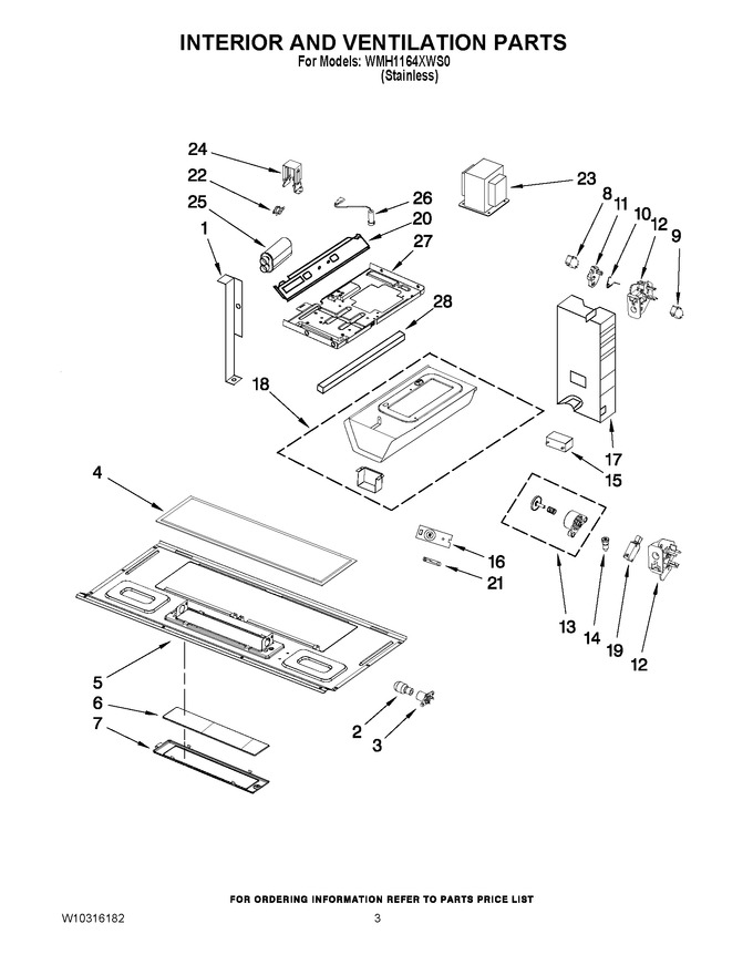 Diagram for WMH1164XWS0