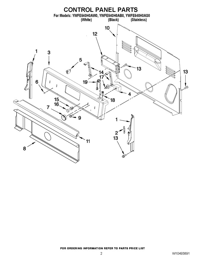 Diagram for YWFE540H0AS0