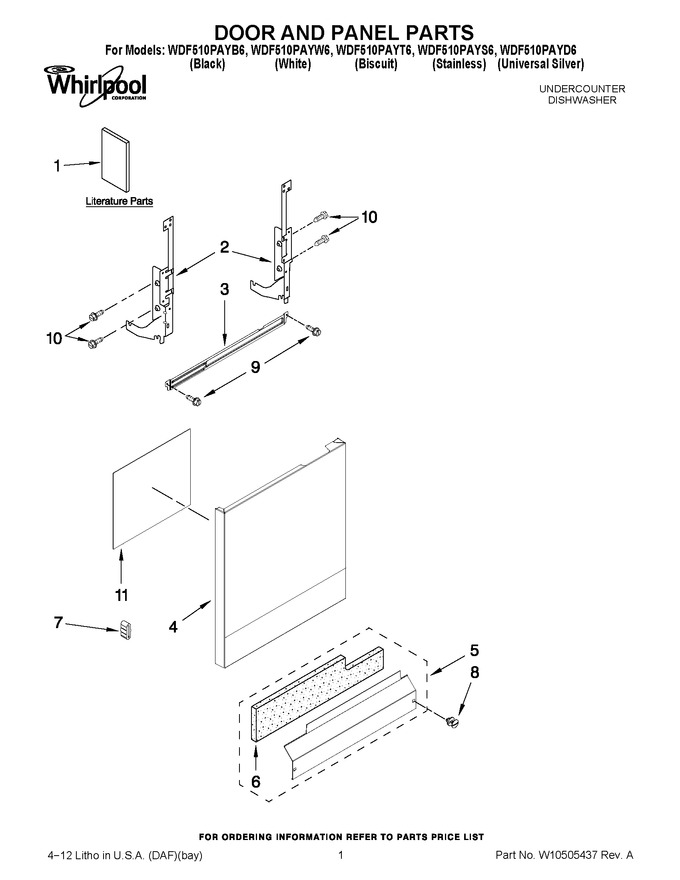 Diagram for WDF510PAYD6