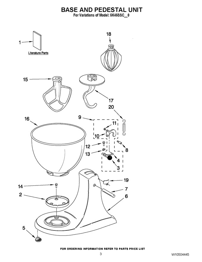 Diagram for 5K45SSCWH0