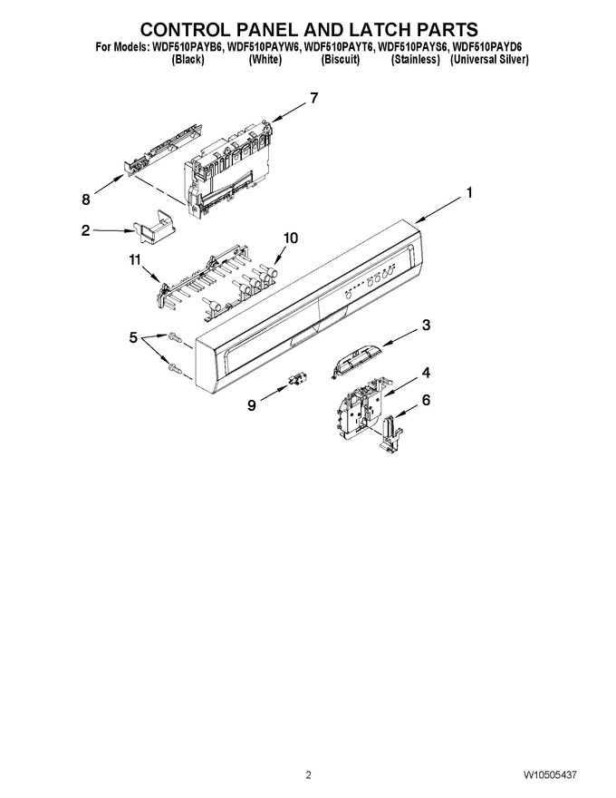 Diagram for WDF510PAYD6