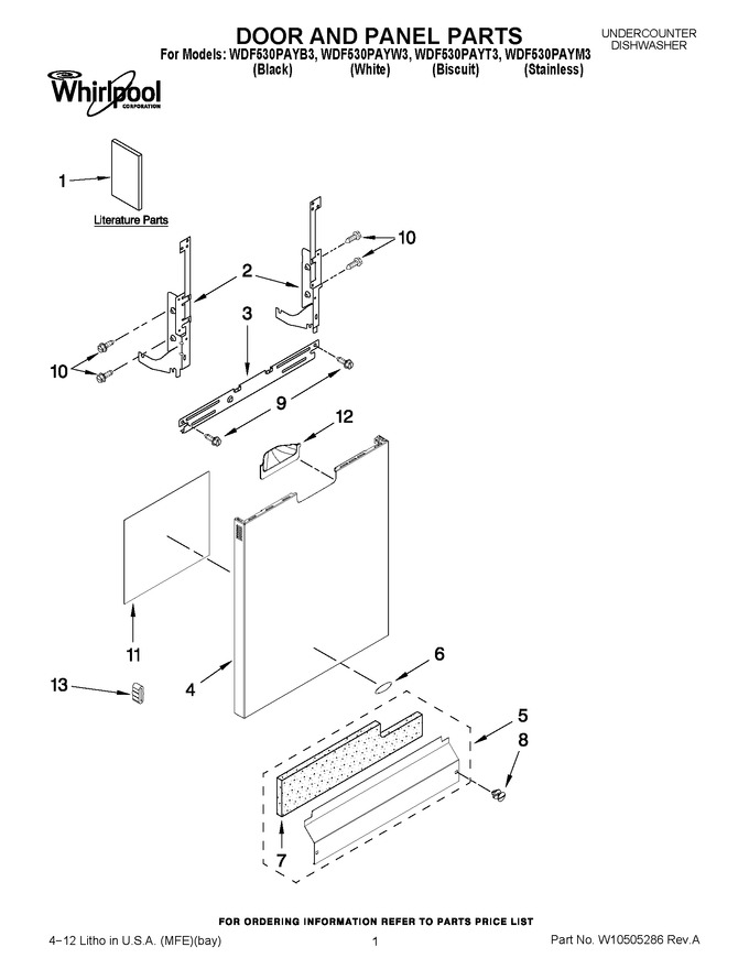 Diagram for WDF530PAYM3