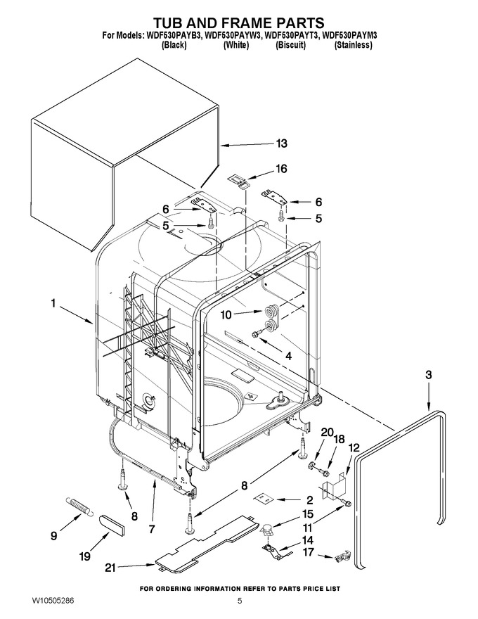Diagram for WDF530PAYM3