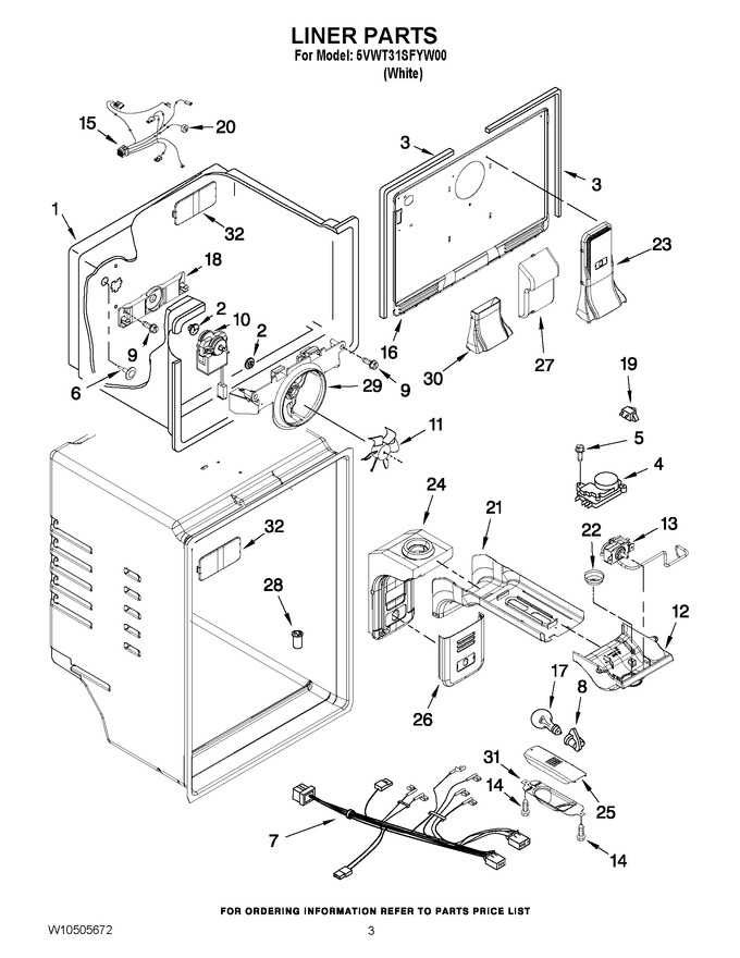 Diagram for 5VWT31SFYW00