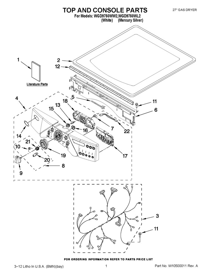 Diagram for WGD9750WL2