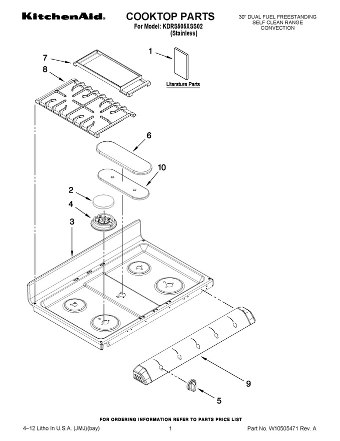 Diagram for KDRS505XSS02