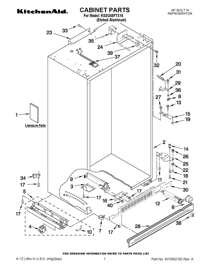 Diagram for KSSO48FTX16
