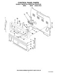 Diagram for 02 - Control Panel Parts