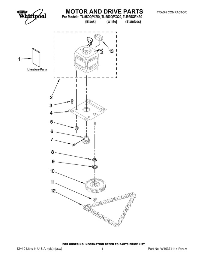 Diagram for TU950QPXQ0