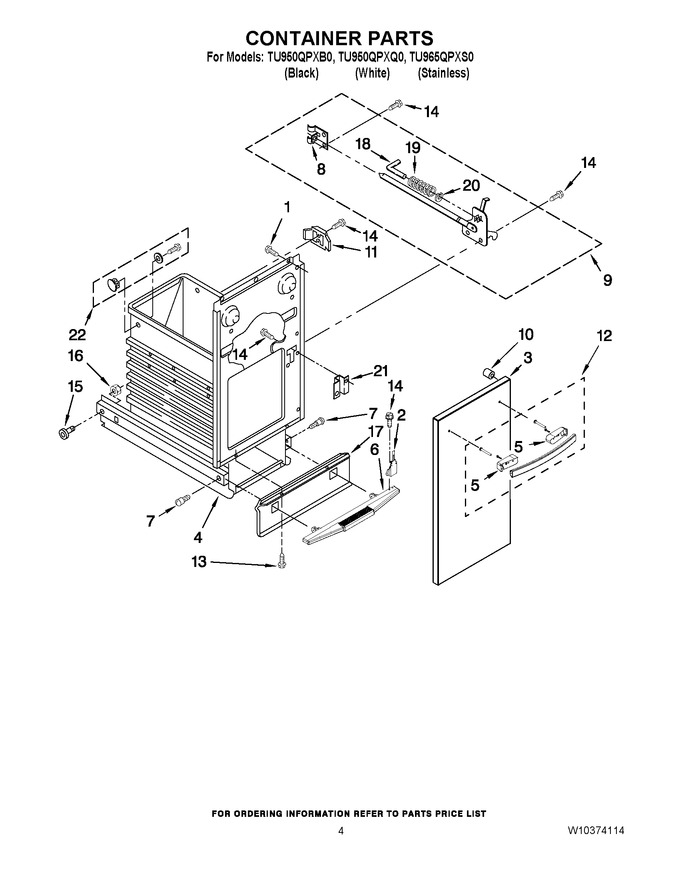 Diagram for TU950QPXQ0